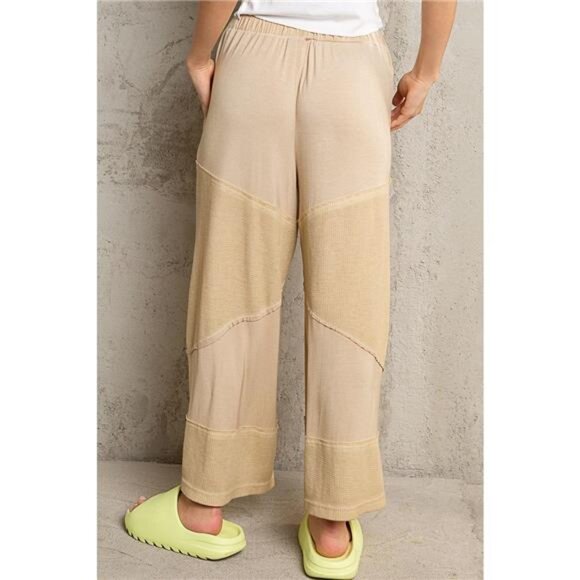 POL Elastic Waistband Wide Leg Pants with Drawstring - Picture 5 of 6